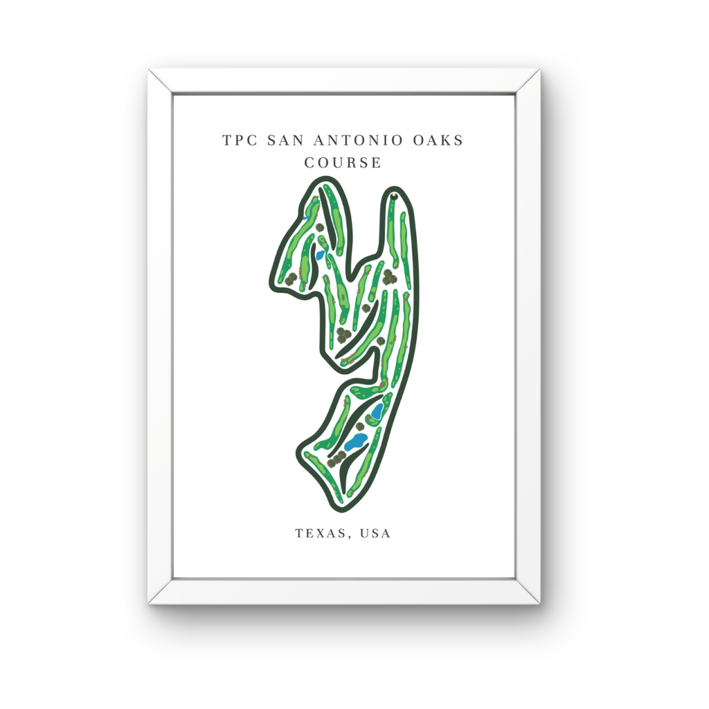 TPC San Antonio Oaks Course, Golf Course Prints, Texas