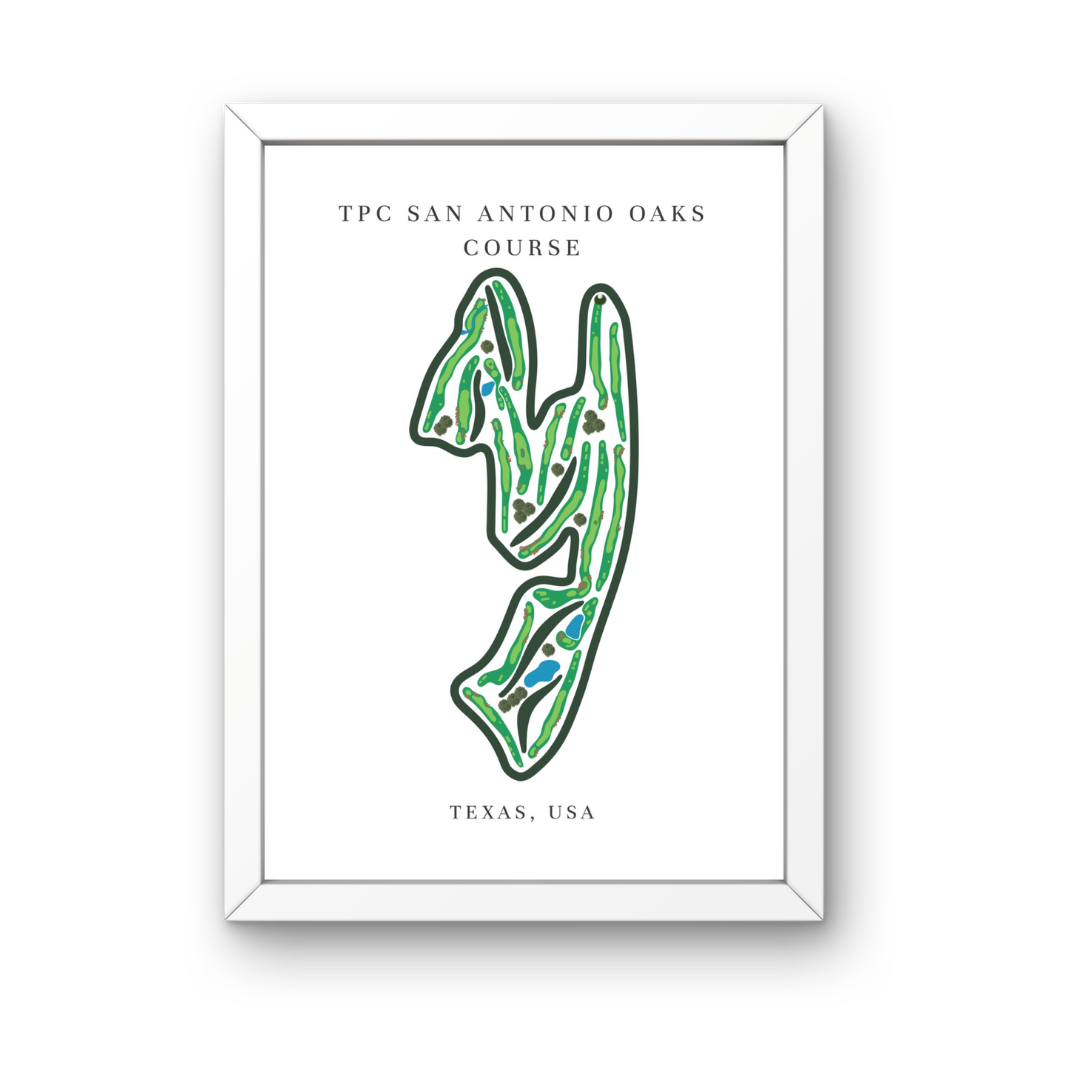 TPC San Antonio Oaks Course, Golf Course Prints, Texas