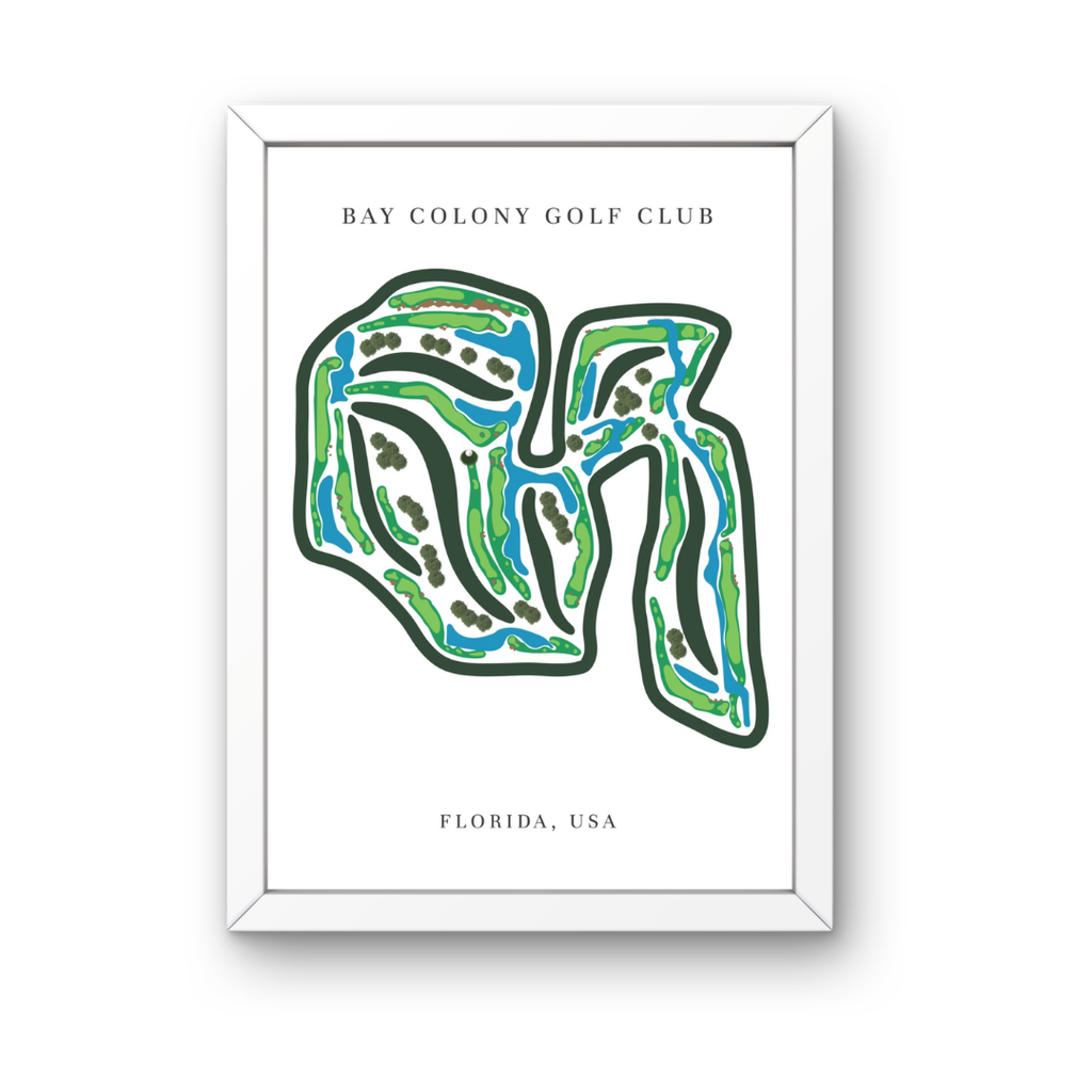 Bay Colony Golf Club, Golf Course Prints, Florida
