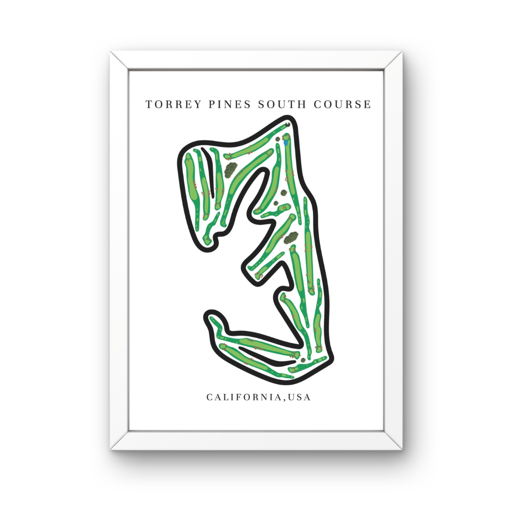 Torrey Pines South Course, Golf Course Print, California