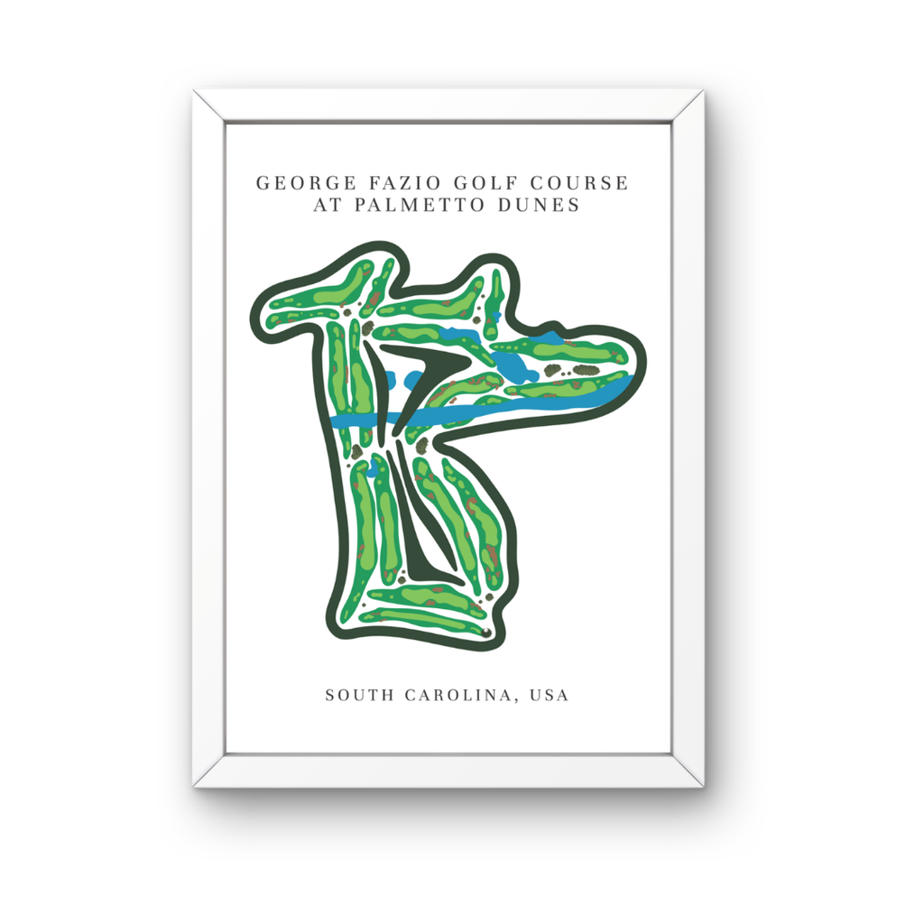 George Fazio Golf Course at Palmetto Dunes, Golf Course Prints, South Carolina
