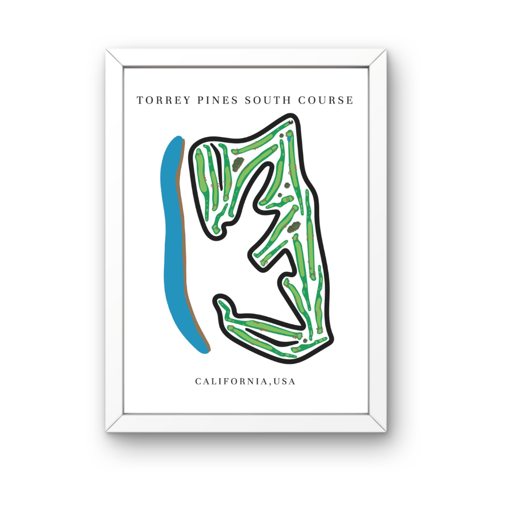Torrey Pines South Course, Golf Course Print, California