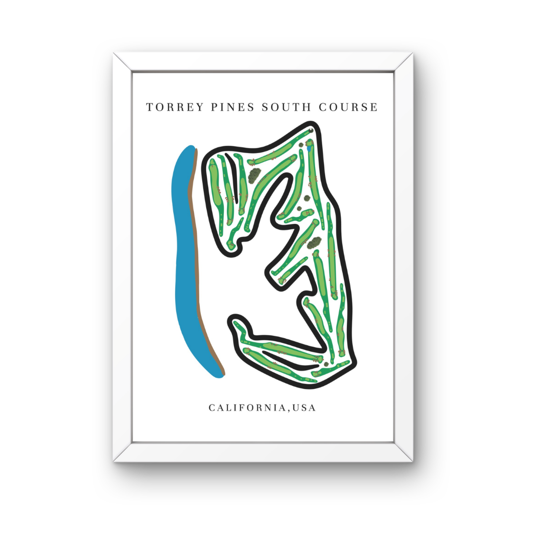 Torrey Pines South Course, Golf Course Print, California