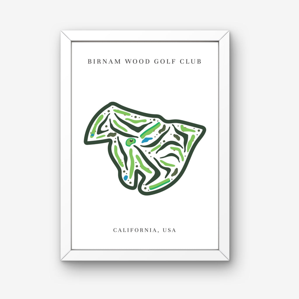 Birnam Wood Golf Club, Golf Course Print, California