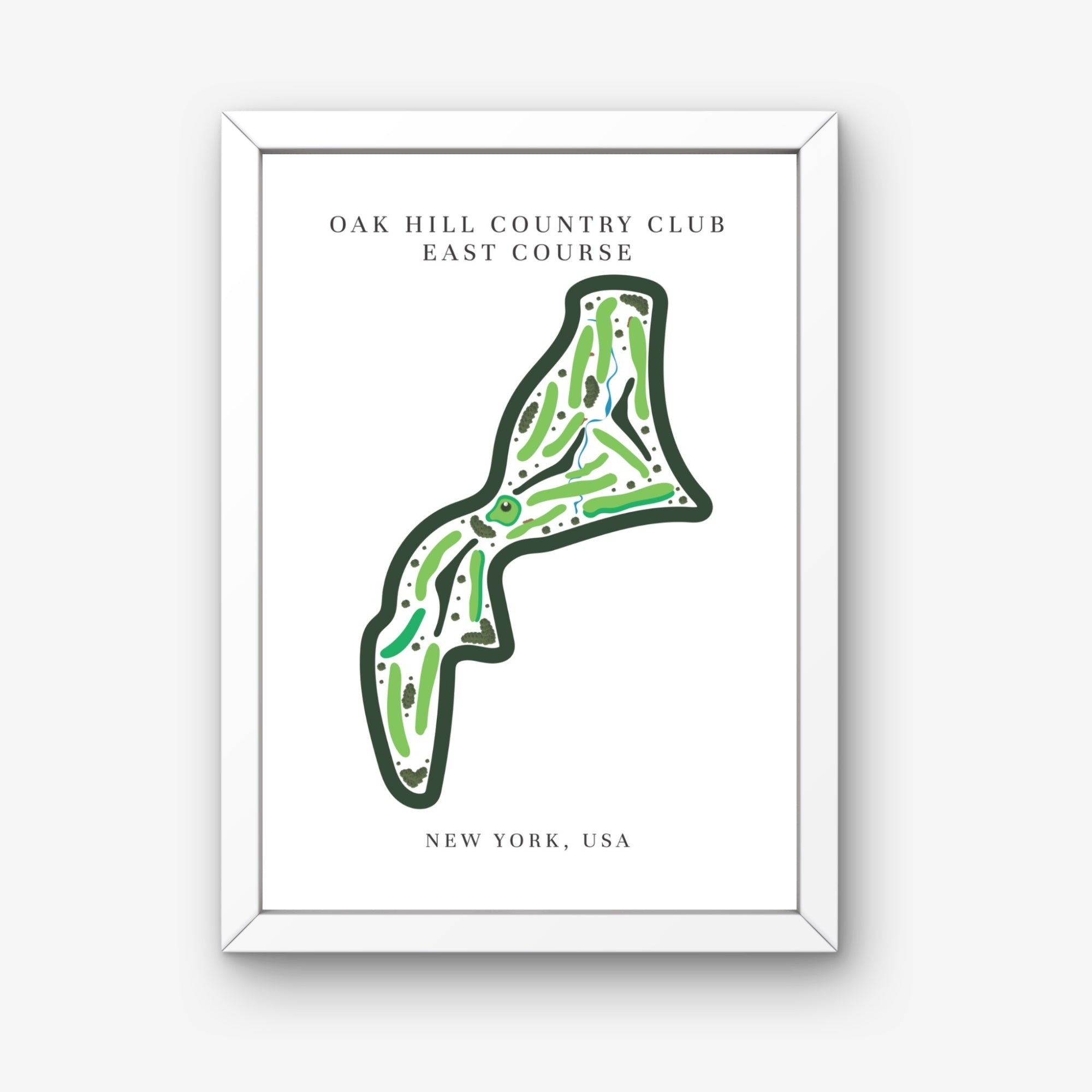 Oak Hill Country Club East, Golf Course Print, New York