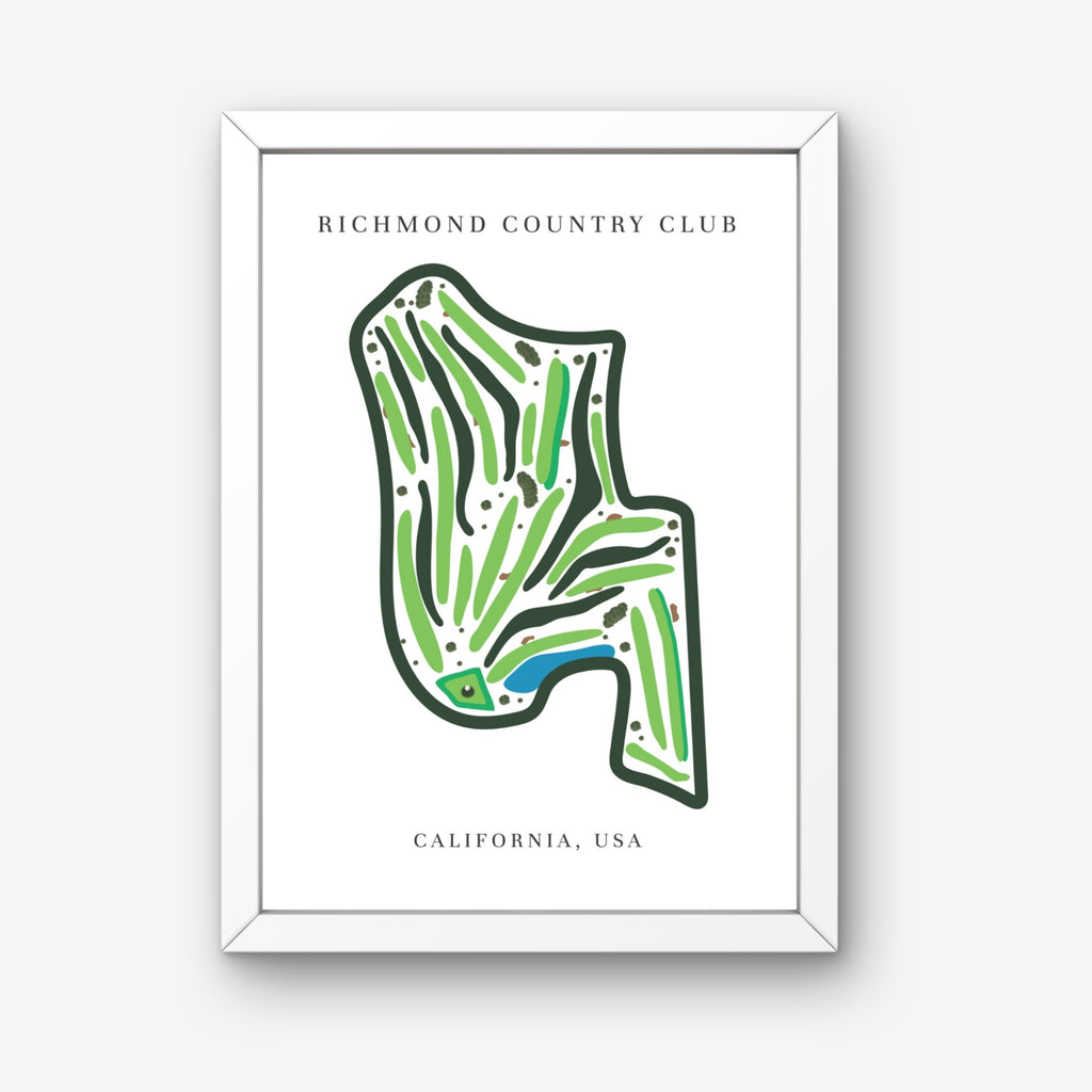 Richmond Country Club Golf Course Prints, California