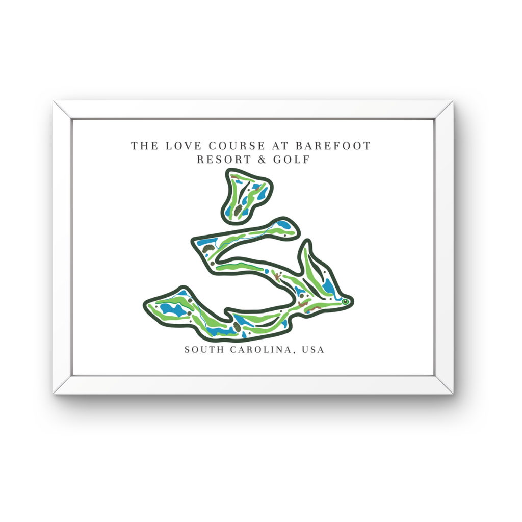 The Love Course at Barefoot Resort & Golf, Golf Course Prints, South Carolina