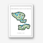 Streamsong Golf & Club house, Golf Course Print, Florida