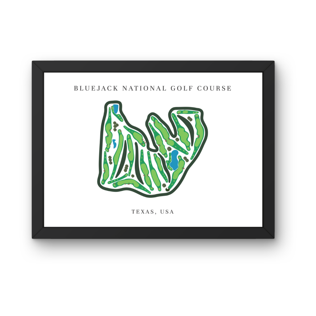 Bluejack National Golf Course, Golf Course Prints, Texas