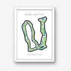 Aviara Golf Club Golf Course Prints, California, Golf Map Artwork