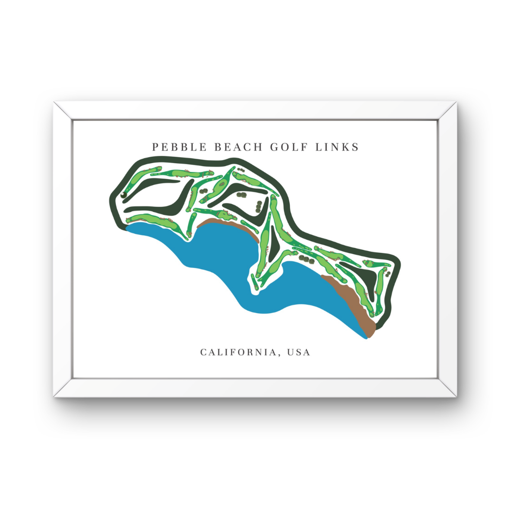 Pebble Beach Golf Links, Golf Course Print, California