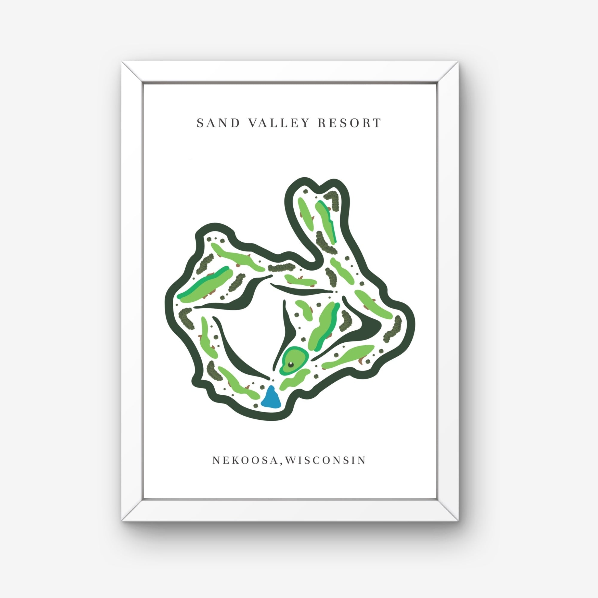 Sand Valley Resort Nekoosa, Golf Course Print, Wisconsin