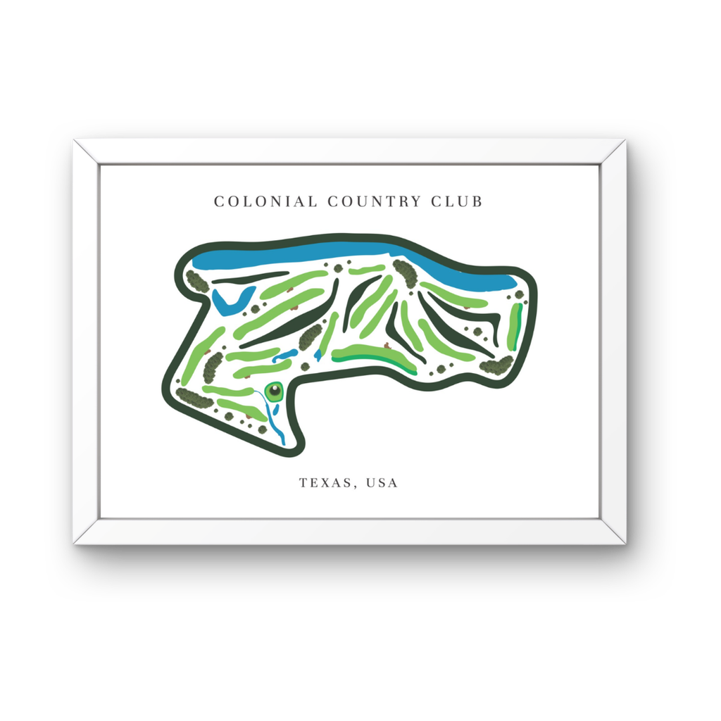 Colonial Country Club, Golf Course Prints, Texas