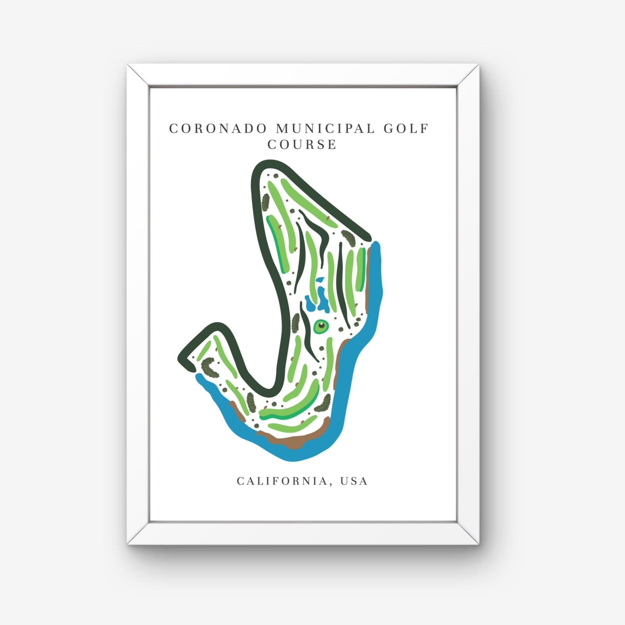 Coronado Municipal Golf Course Print, California
