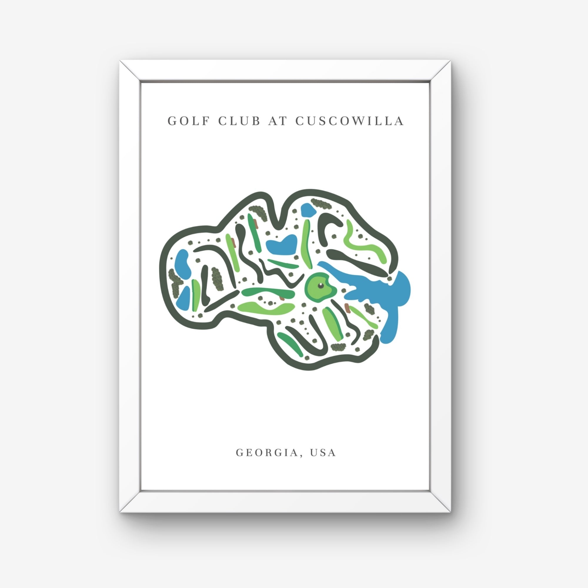 Cuscowilla Golf Club, Golf Course Print, Georgia