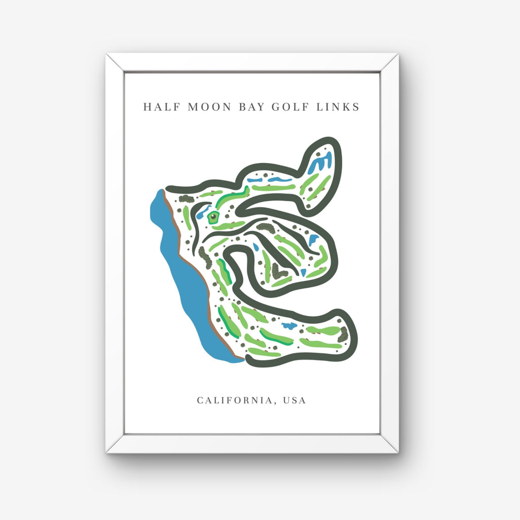 Half Moon Bay Golf Links, Golf Course Print, California