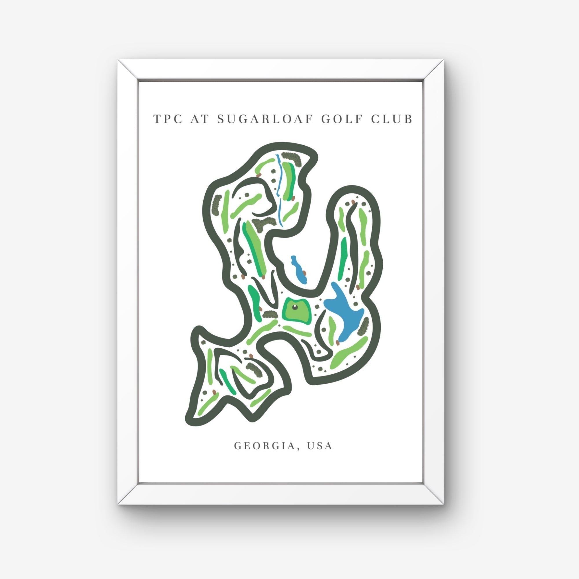 TPC at Sugarloaf Golf Club, Golf Course Print, Georgia