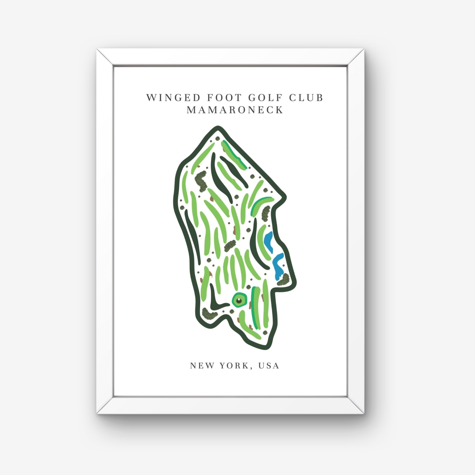 Winged Foot Golf Club, Golf Course Print, New York