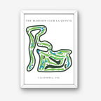 The Madison Club Golf Course Prints, California, Golf Map Artwork