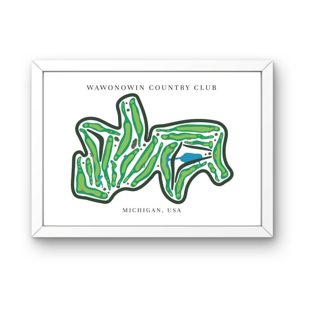 Wawonowin Country Club, Golf Course Prints, Michigan