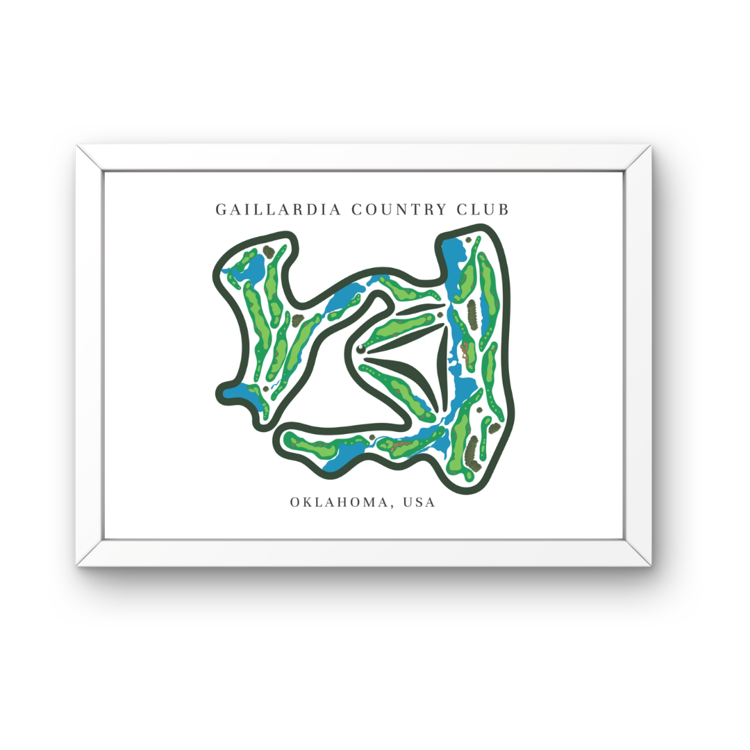 Gaillardia Country Club, Golf Club, Golf Course Print, Oklahoma