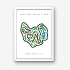 Quail Hollow Golf Club, Golf Course Print, North Carolina
