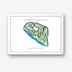 Sandpiper Golf Club, Golf Course Print, California