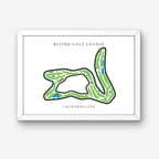 Blythe Golf Course Golf Course Prints, California, Golf Map Artwork