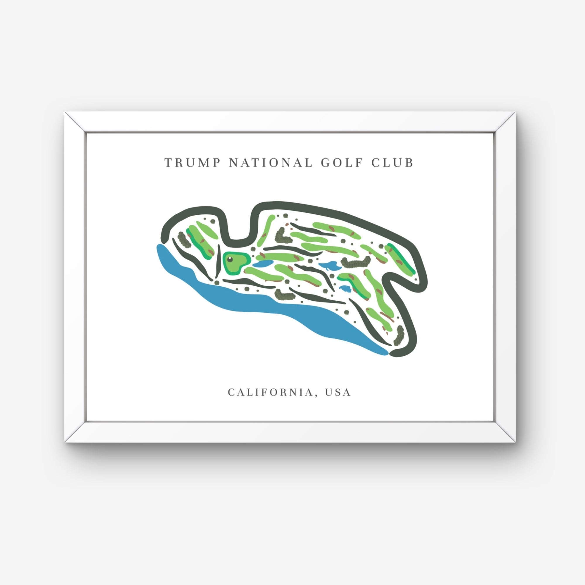Trump National Golf Club, Golf Course Print, California