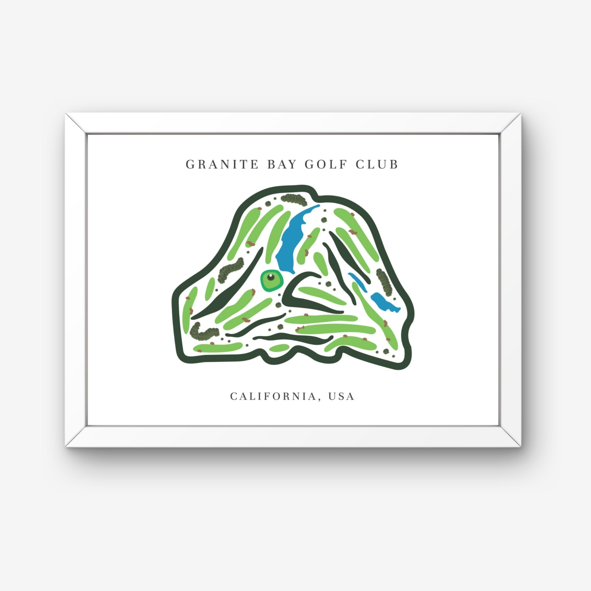 Granite Bay Golf Club, Golf Course Print, California