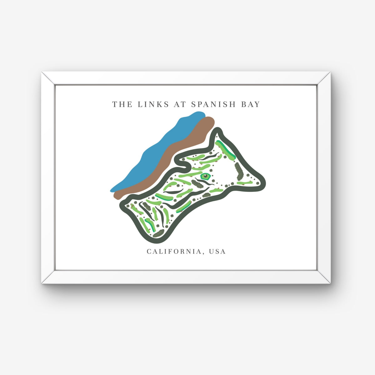 The Links at Spanish Bay Golf Course Print, California