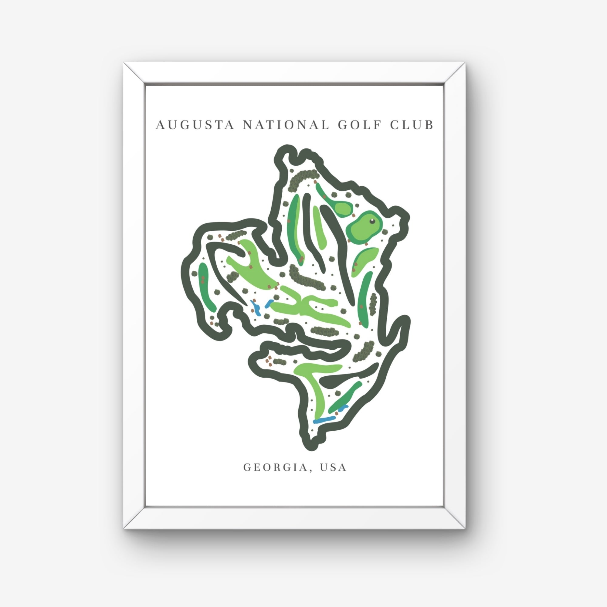 Augusta National Golf Club, Golf Course Print, Georgia