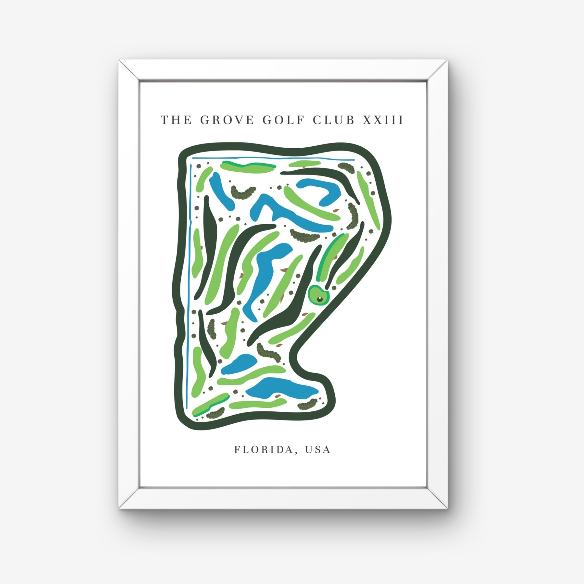 The Grove Golf Club XXIII, Golf Course Print, Florida