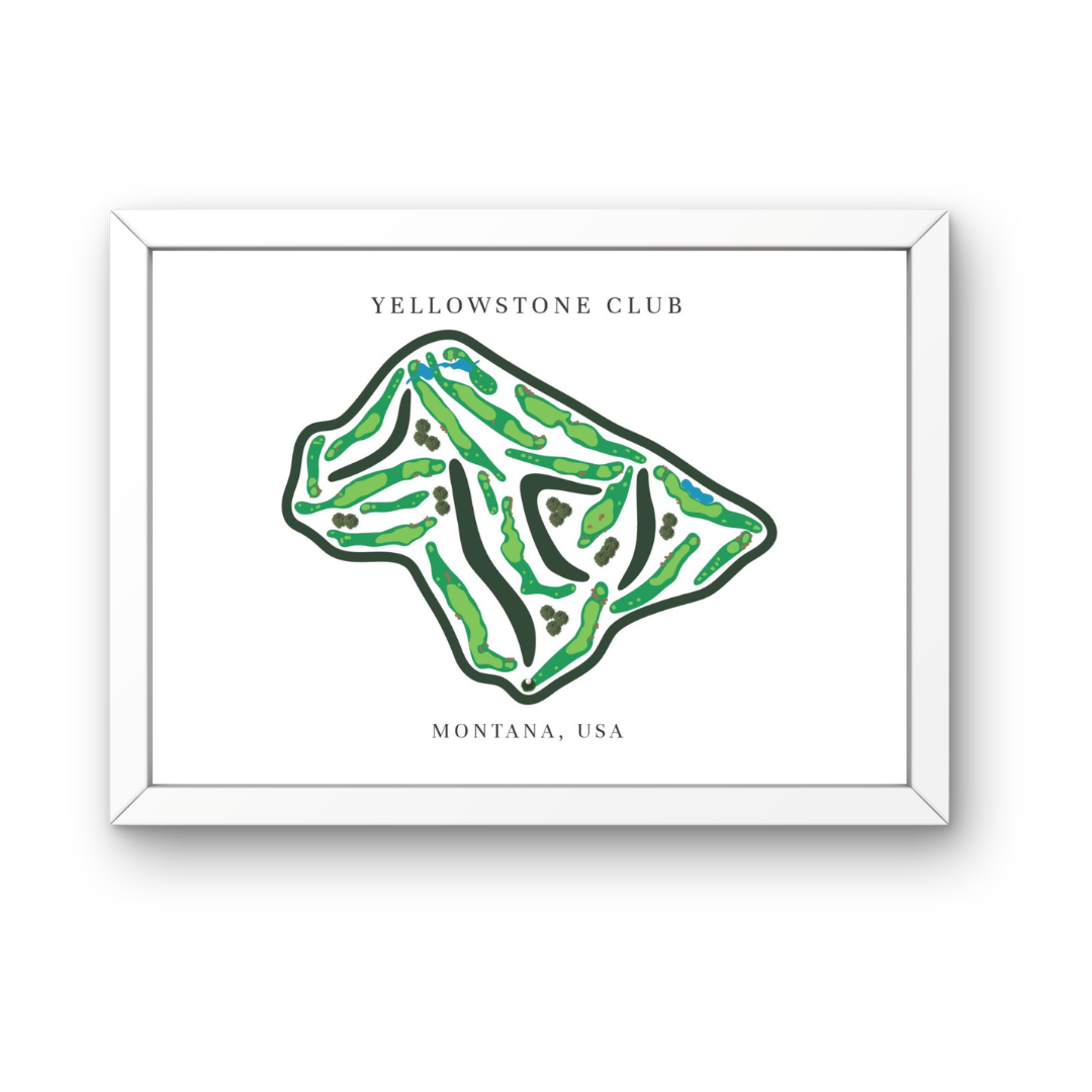 Yellowstone Club, Golf Course Print, Montana