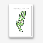 Dove Canyon Golf Club Golf Course Prints, California, Golf Map Artwork