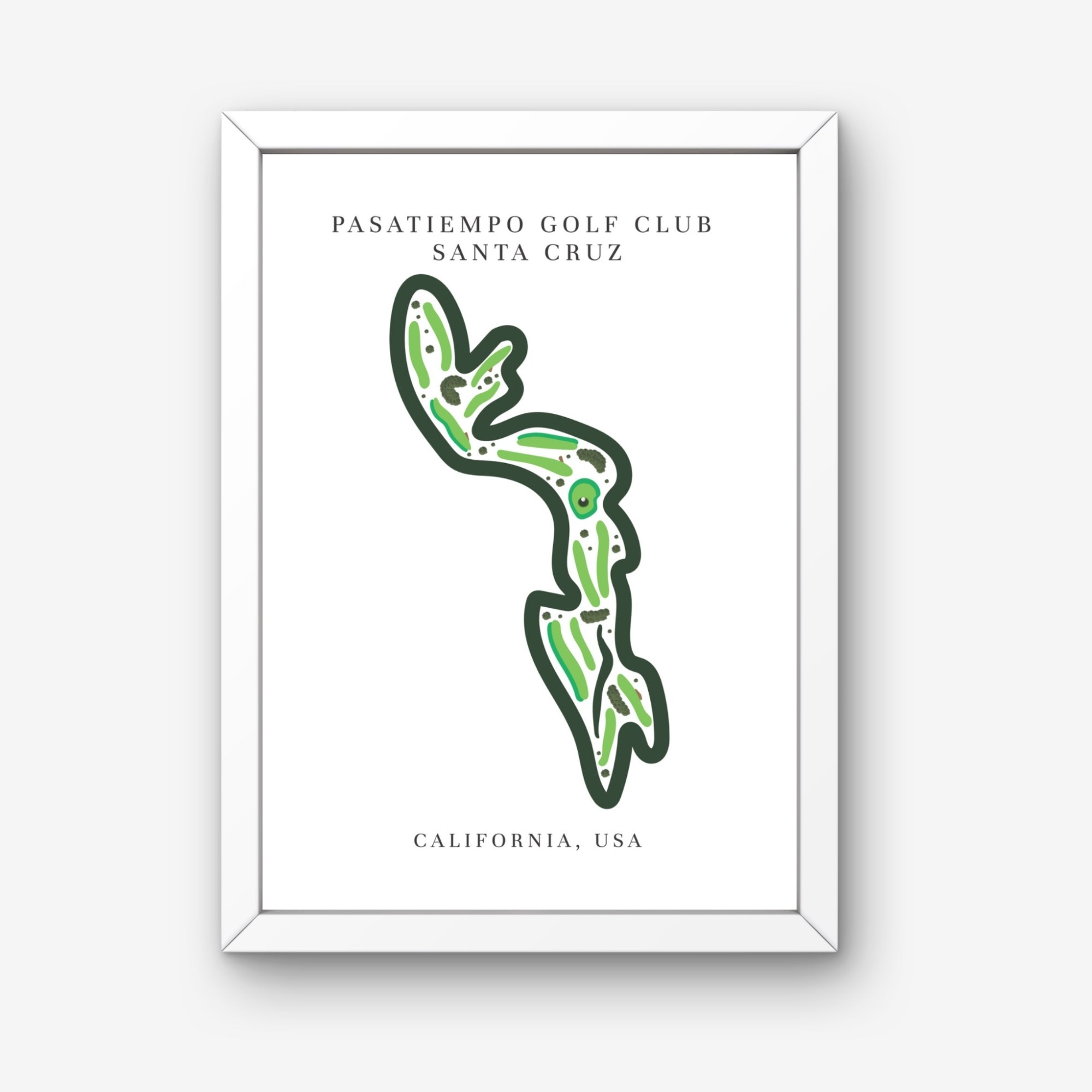 Pasatiempo Golf Club, Golf Course Print, California