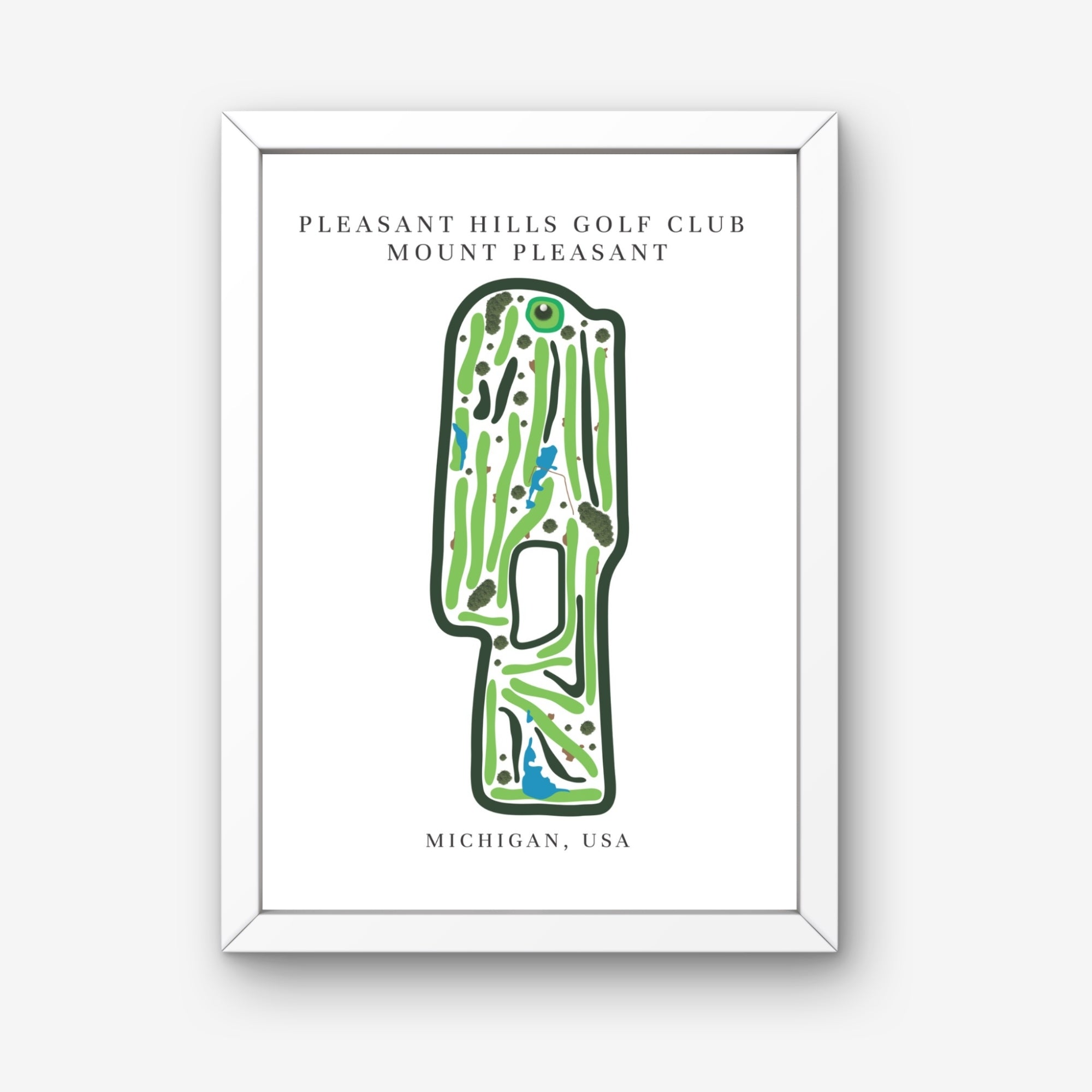 Pleasant Hills Golf Club, Golf Course Prints, Michigan