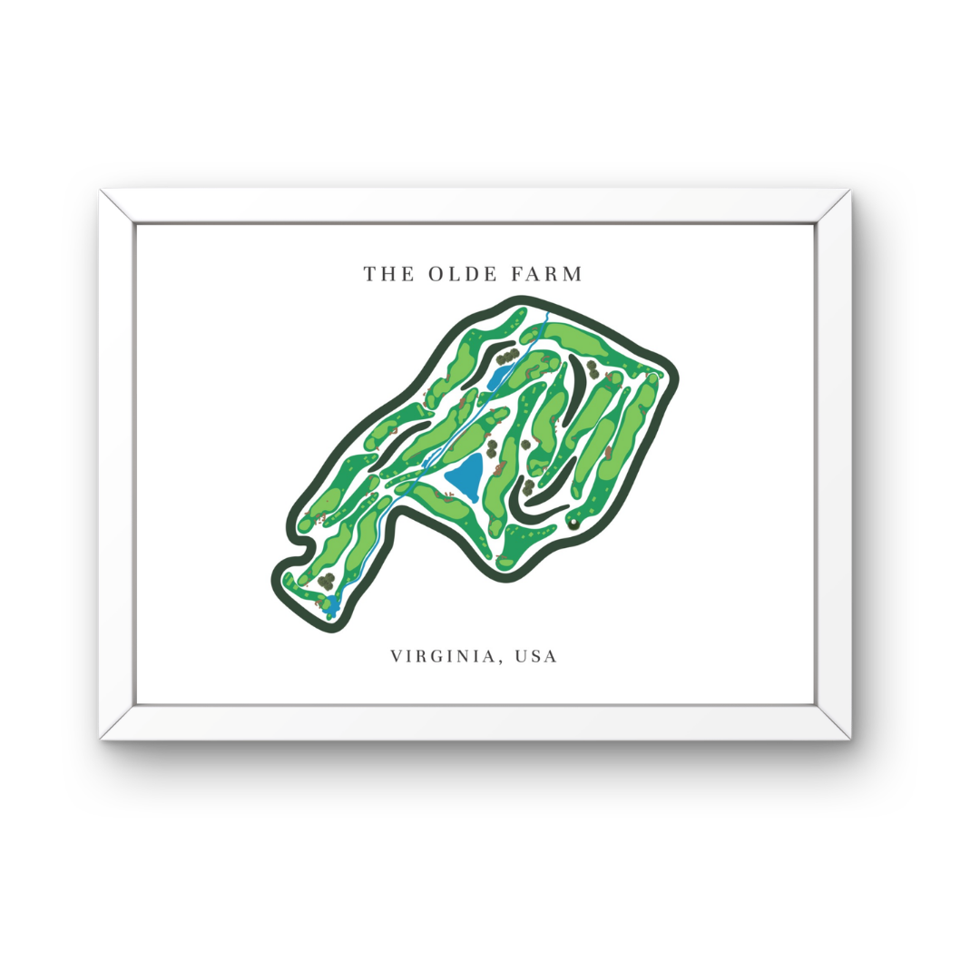 The Olde Farm, Golf Course Prints, Virginia