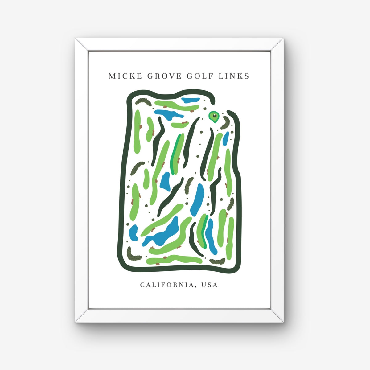 Micke Grove Golf Links, Golf Course Print, California