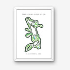 Mayacama Golf Club, Golf Course Print, California