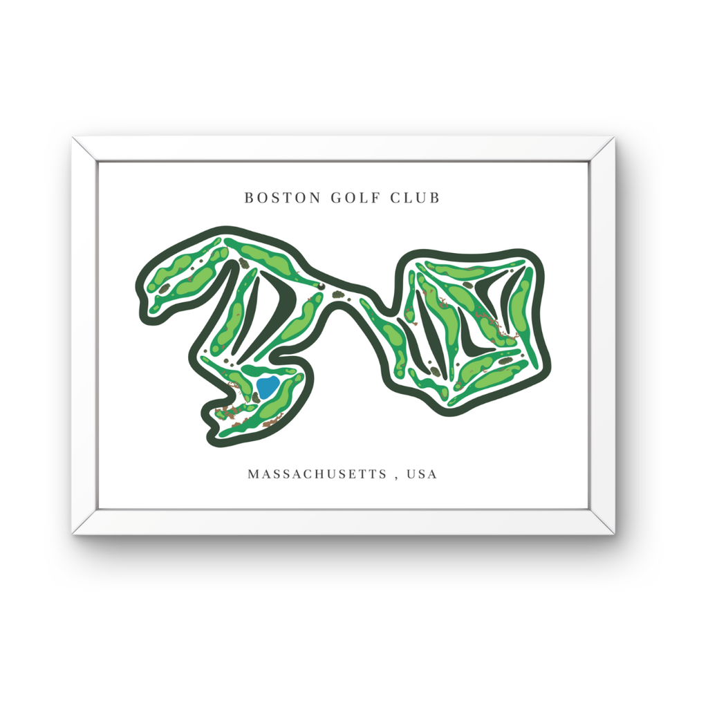 Boston Golf Club, Golf Course Prints, Massachusetts