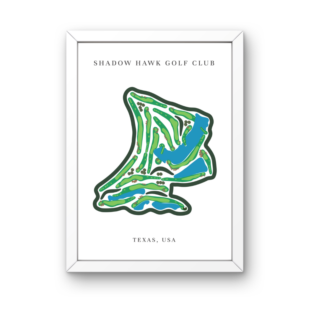 Shadow Hawk Golf Club, Golf Course Prints, Texas