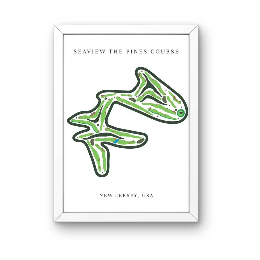 Seaview - The Pines Course, Golf Course Prints, New Jersey