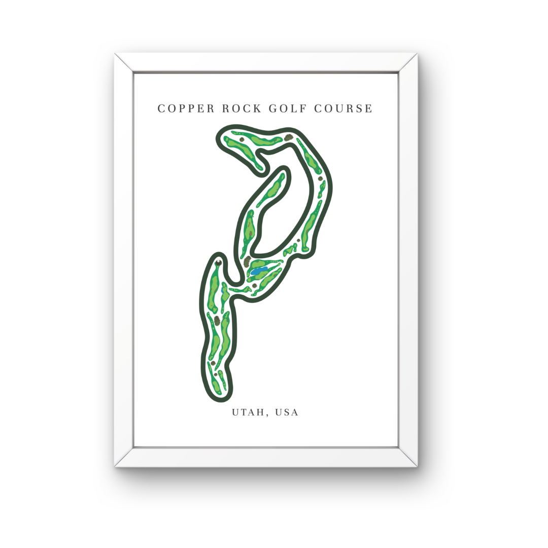 Copper Rock Golf Club, Golf Course Print, Utah