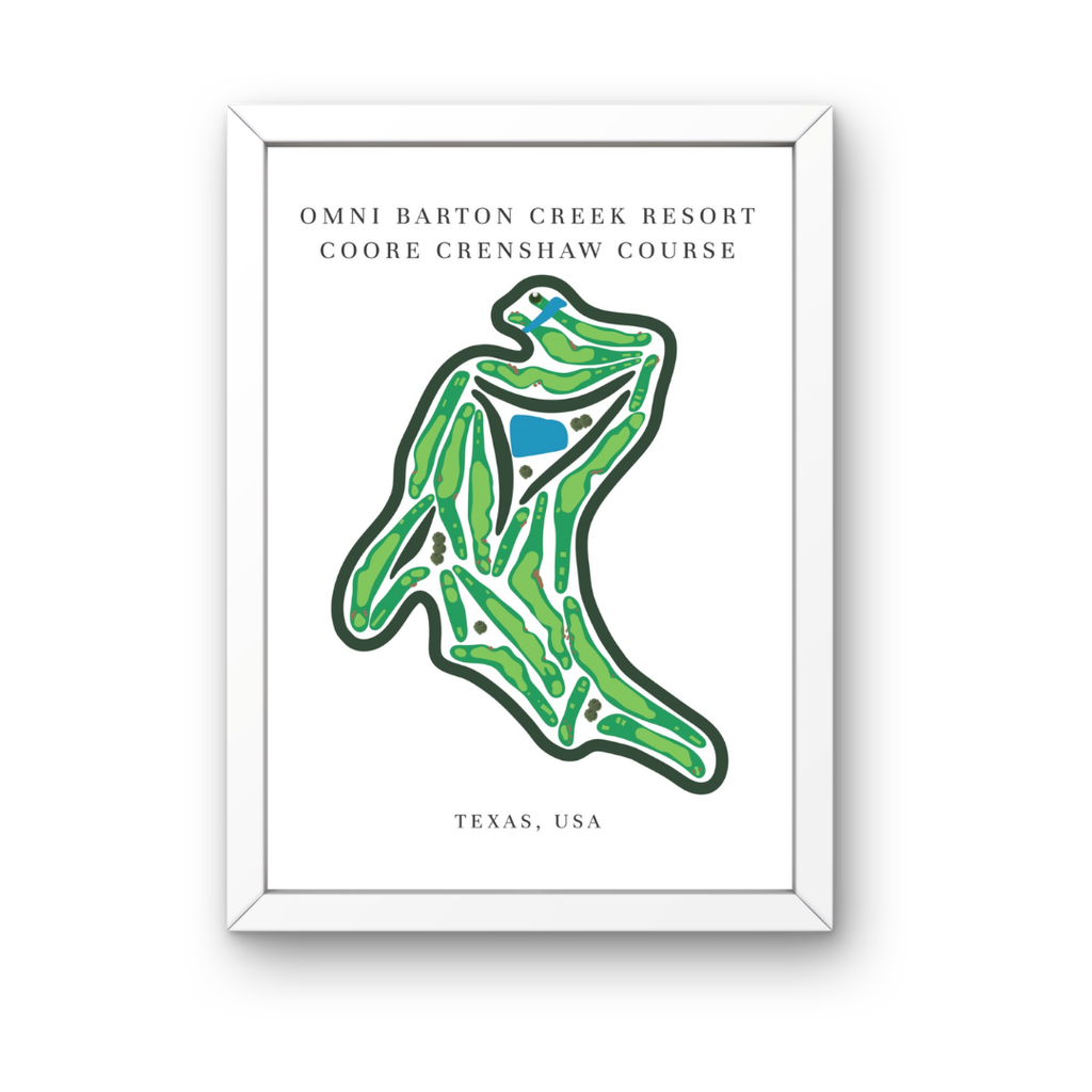 Omni Barton Creek Resort - Coore Crenshaw Course, Golf Course Prints, Texas