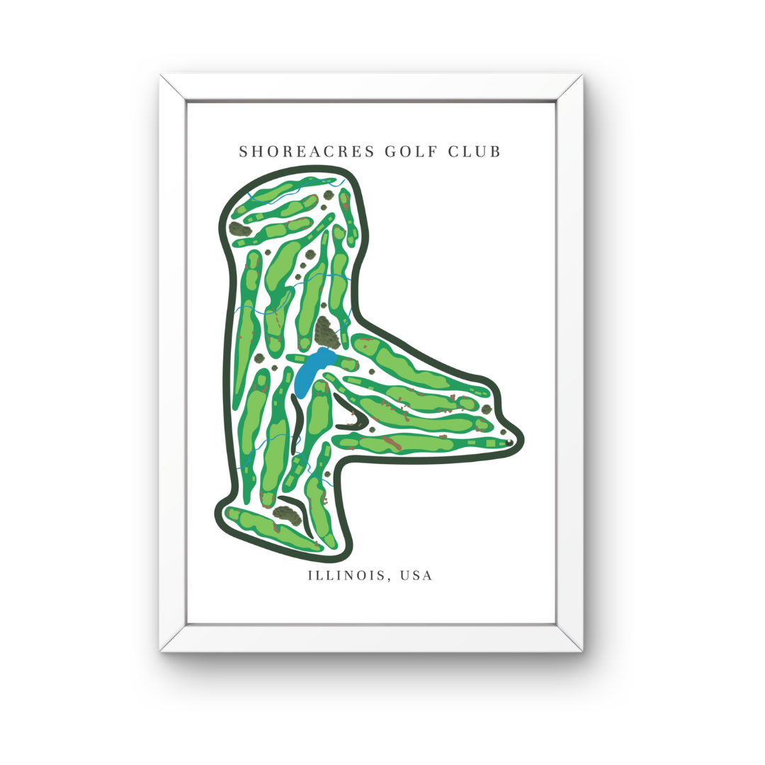 Shoreacres Golf Club, Golf Course Prints, Illinois