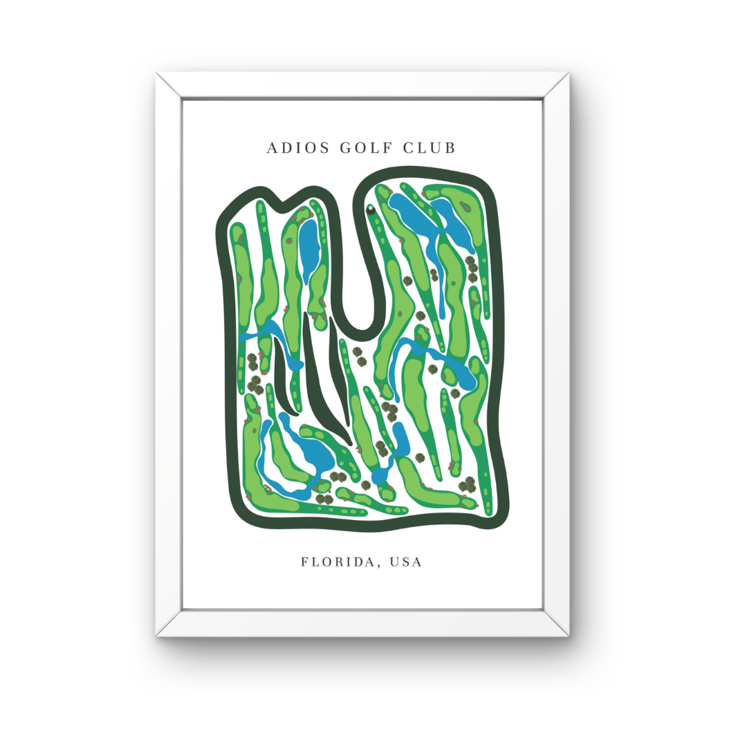 Adios Golf Club, Golf Course Prints, Florida