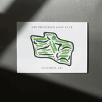 San Francisco Golf Club, Golf Course Print, California