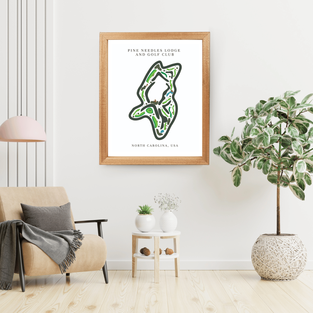 Pine Needles Lodge & Golf Club, Golf Course Print, North Carolina