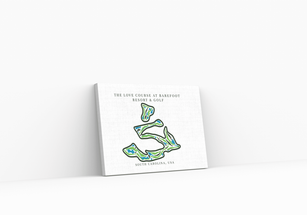 The Love Course at Barefoot Resort & Golf Golf Course Canvas Print, South Carolina